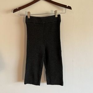 Charcoal Gray Elastic Shorts by CORDERA